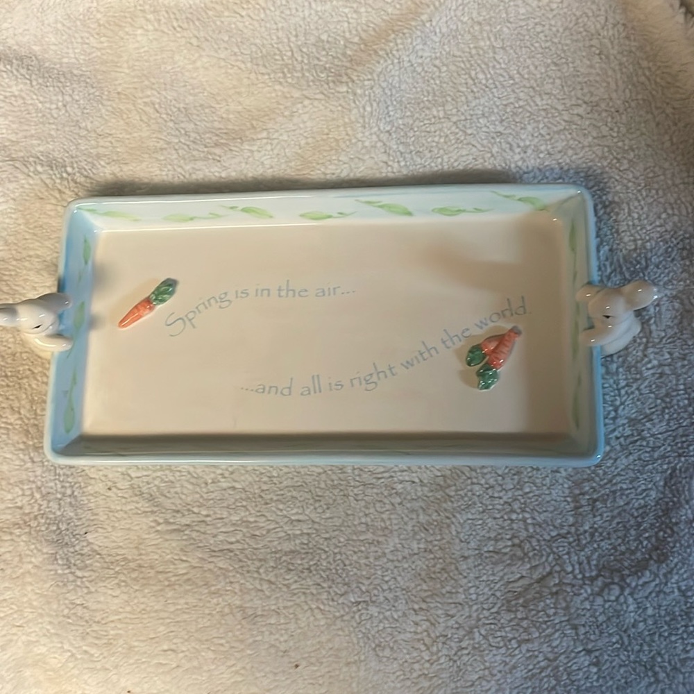 Russ -  Spring Bunny Serving Tray